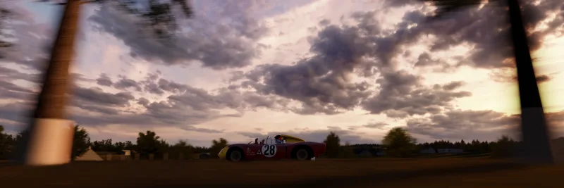 Sunset at Le Mans