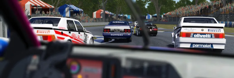 Crazy start heading to the chicane