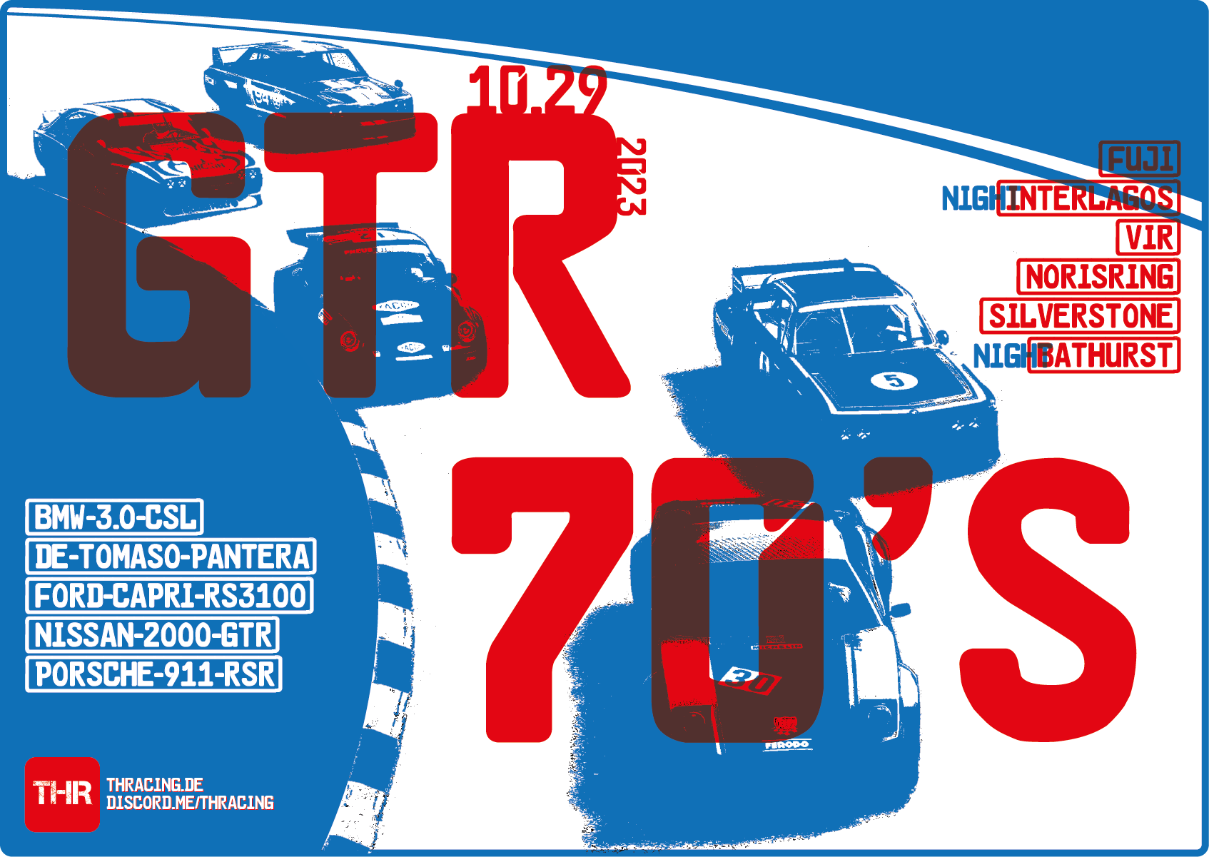 GTR 70s Championship Raceposter