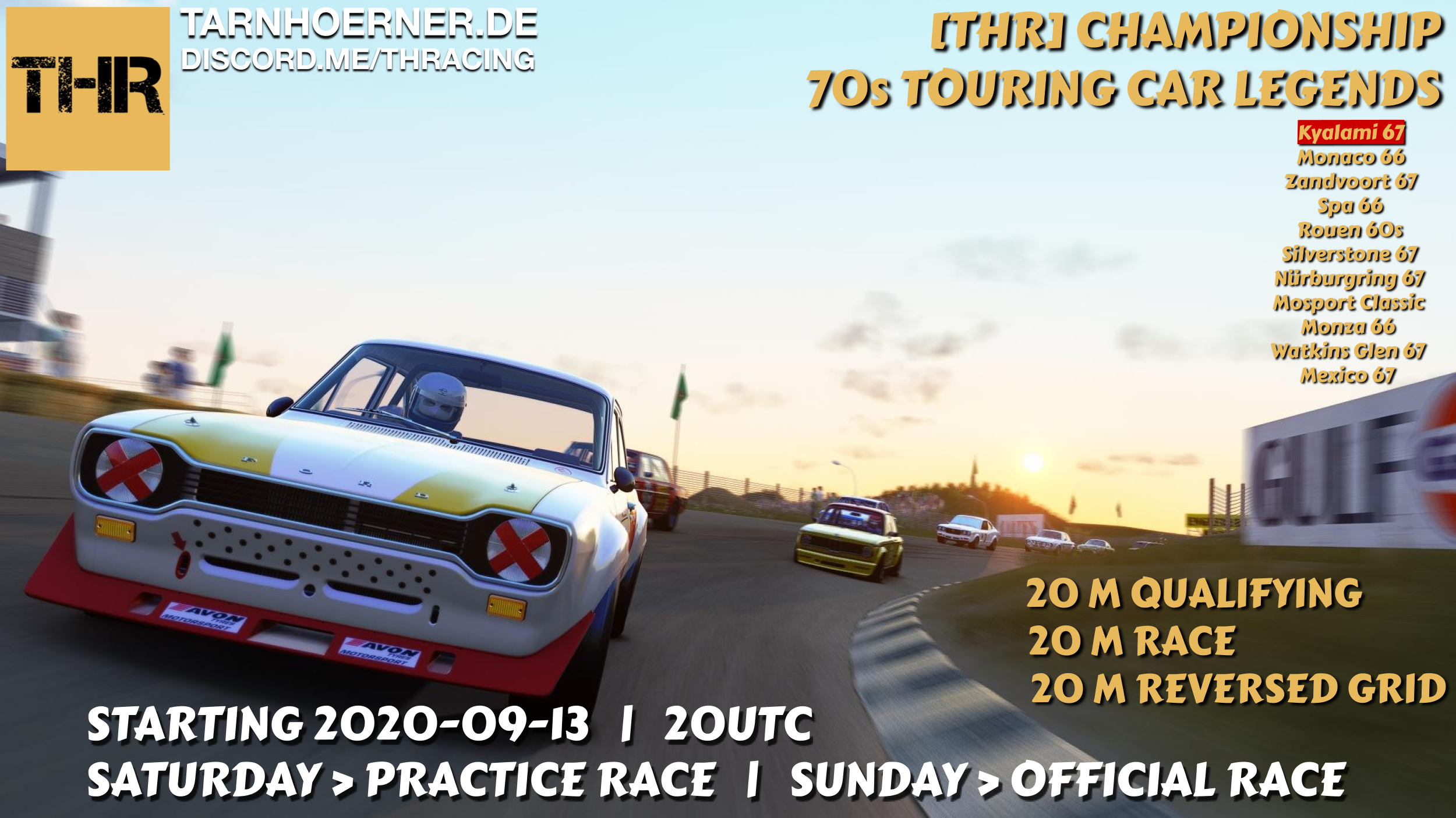 TCL 70s Championship Raceposter