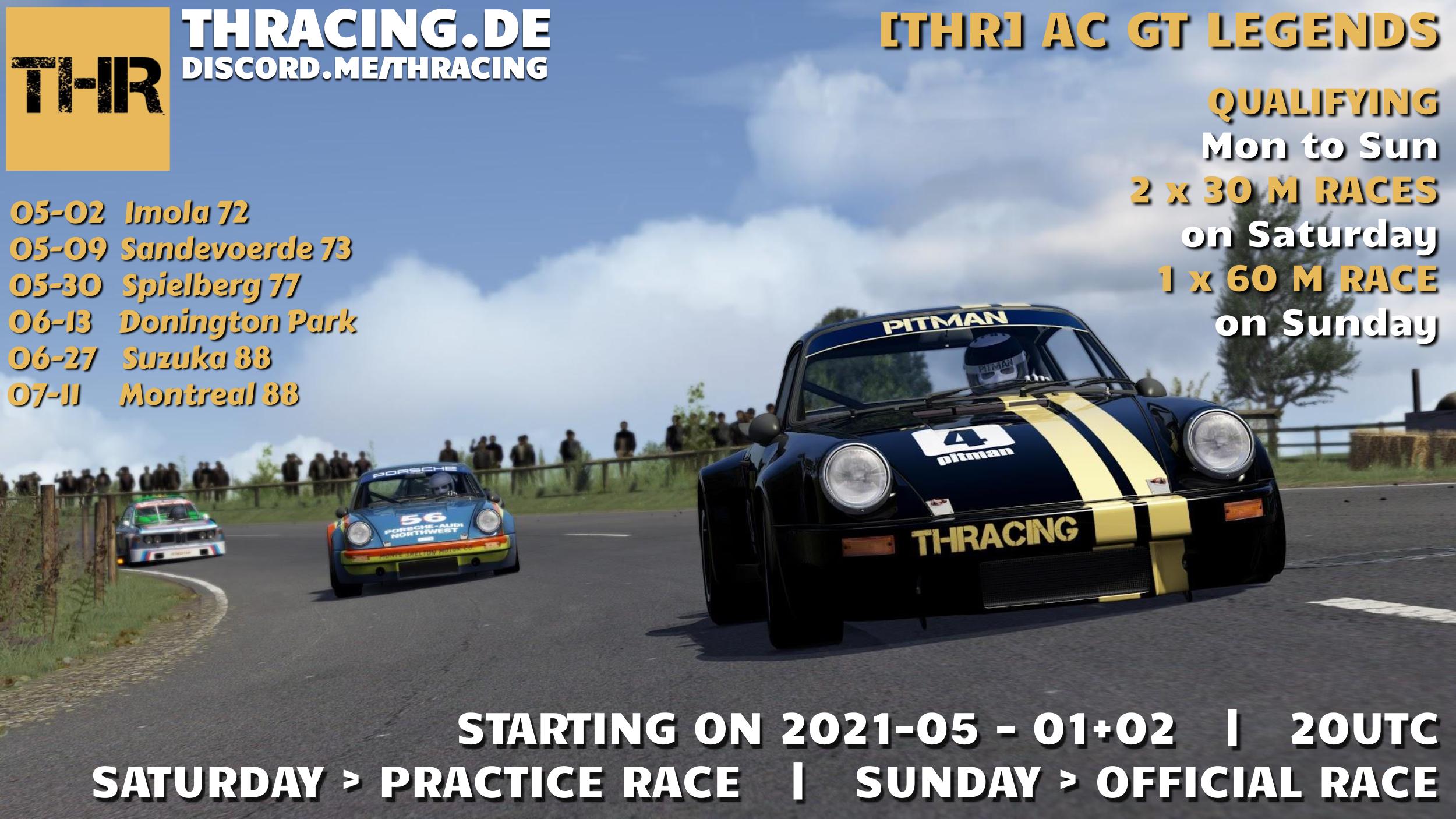AC GT Legends Championship Raceposter