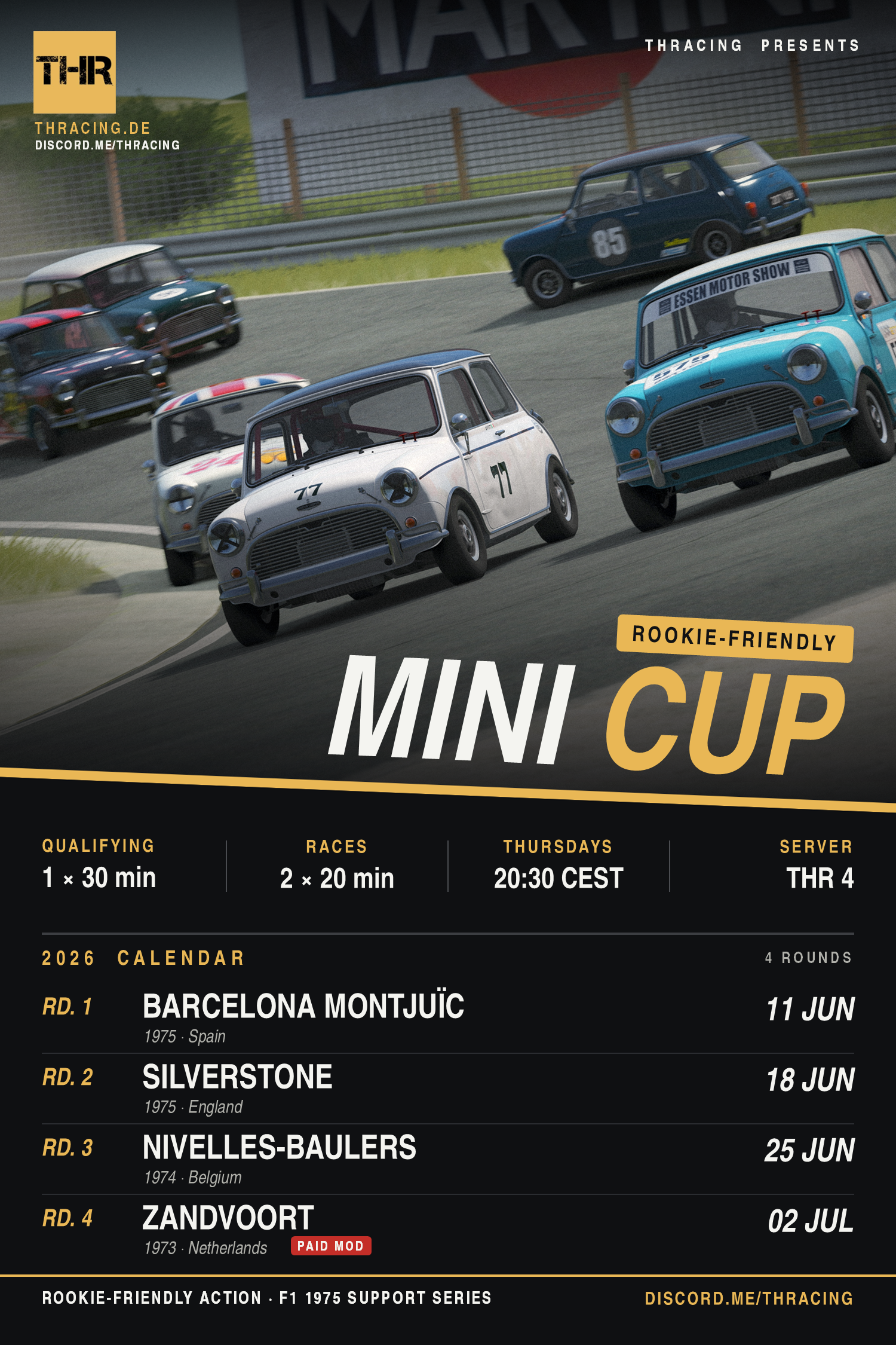 Mini Cup 2026 Raceposter