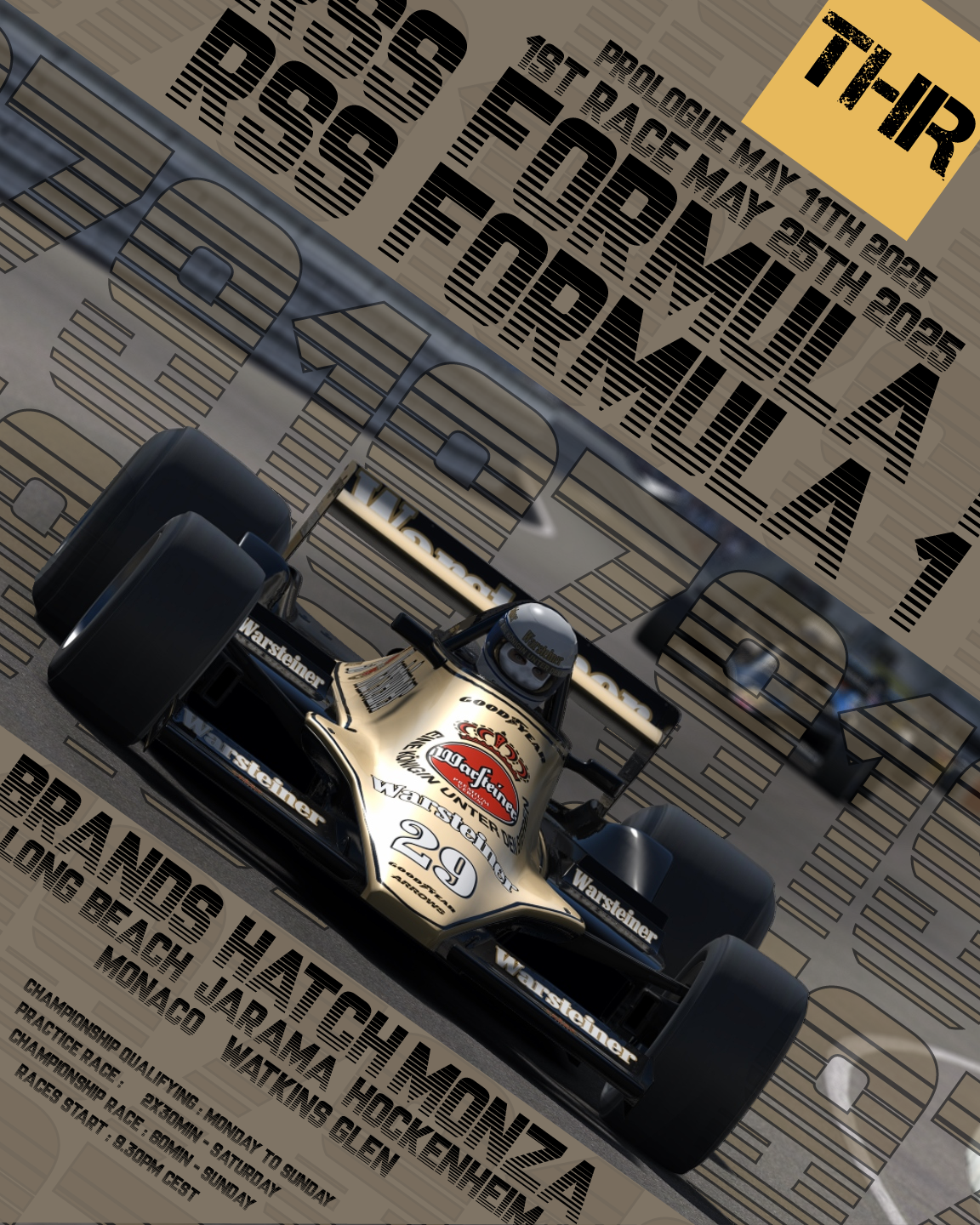 F1 - 1979 Championship Raceposter