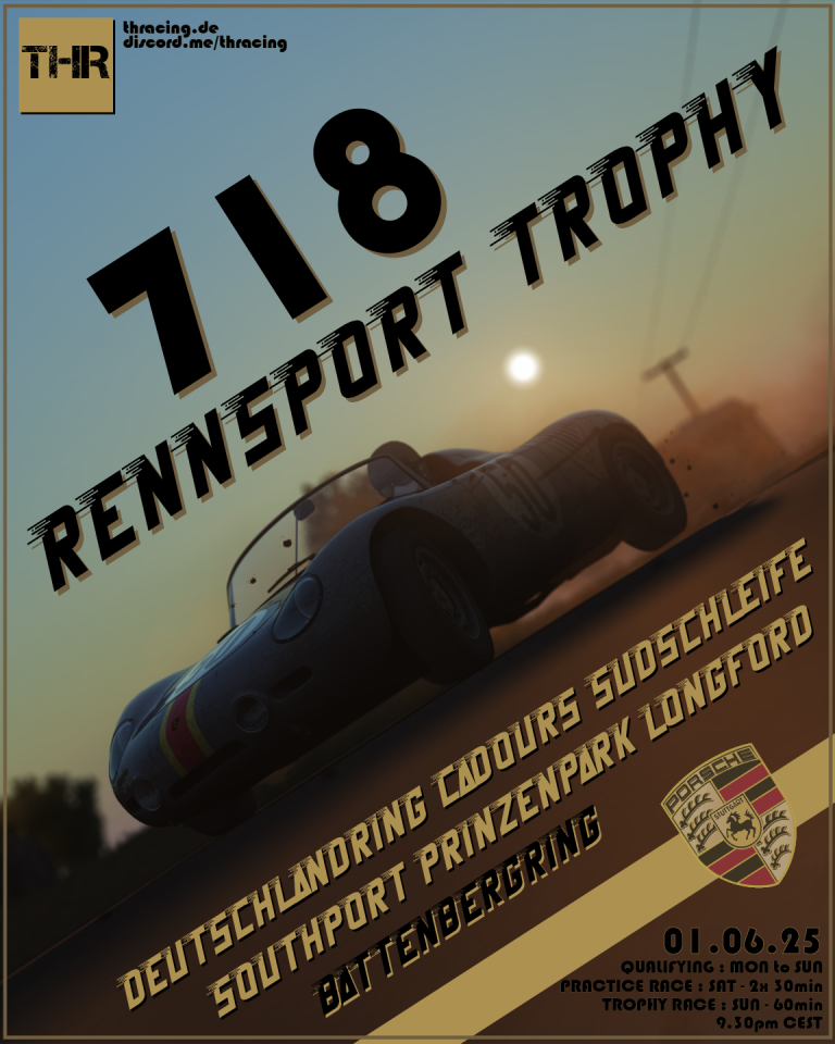 718 Rennsport Trophy Raceposter