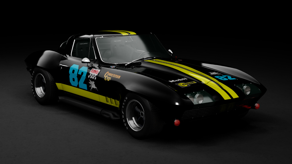 GTC60 Chevrolet Corvette 1967 · black_yellow