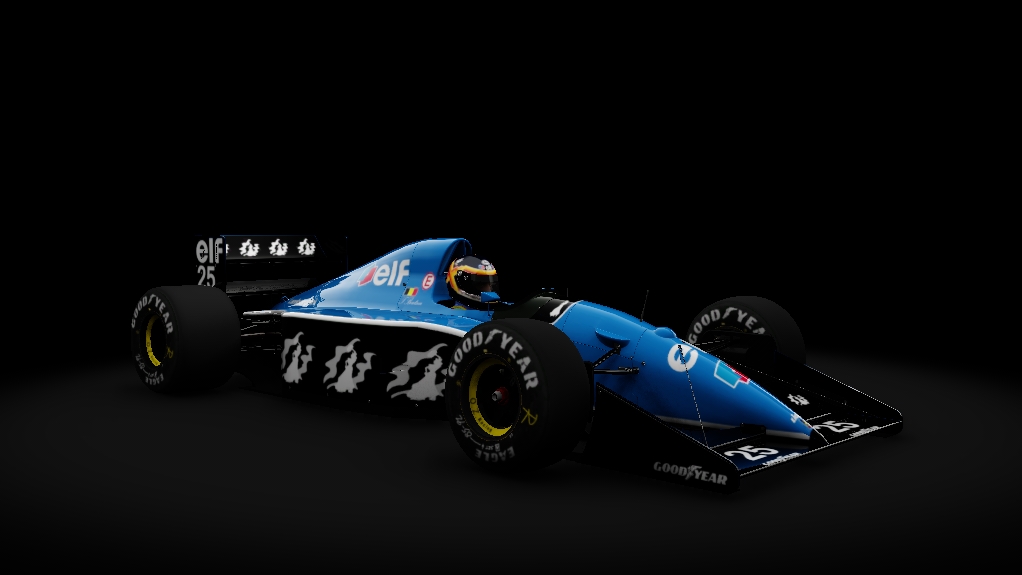 ASR Formula 1991 - Ligier JS35B (THR) · 25_boutsen_r8_r9