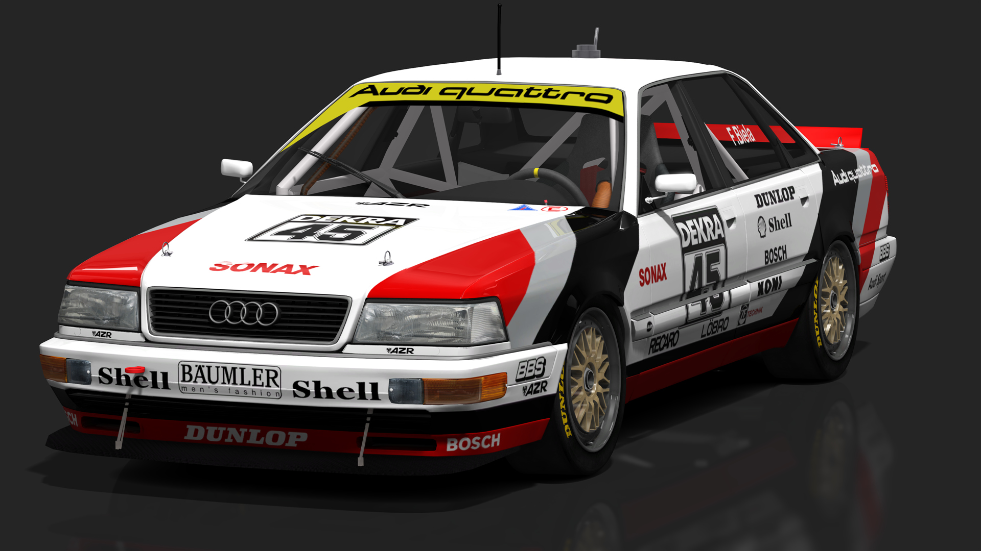 Audi V8 quattro Evo (R6) - THR TTM · 45_biela_dtm1991