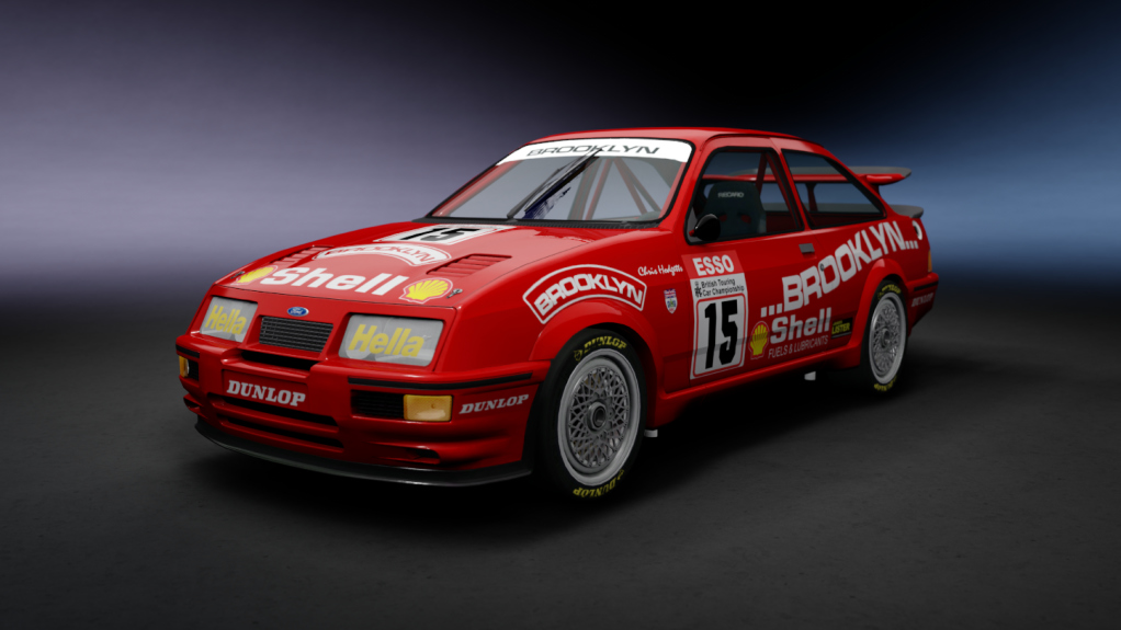 Ford Sierra RS500 DTM 90s JCY · 89btcc_015_hodgetts