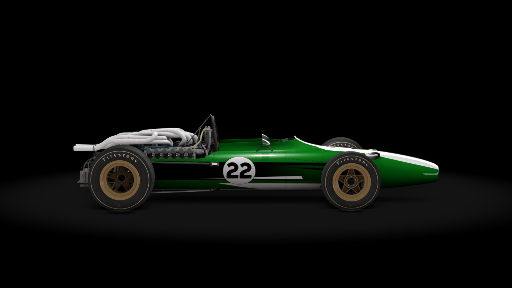 GPL Ferrari 312 · 22-flashor-green