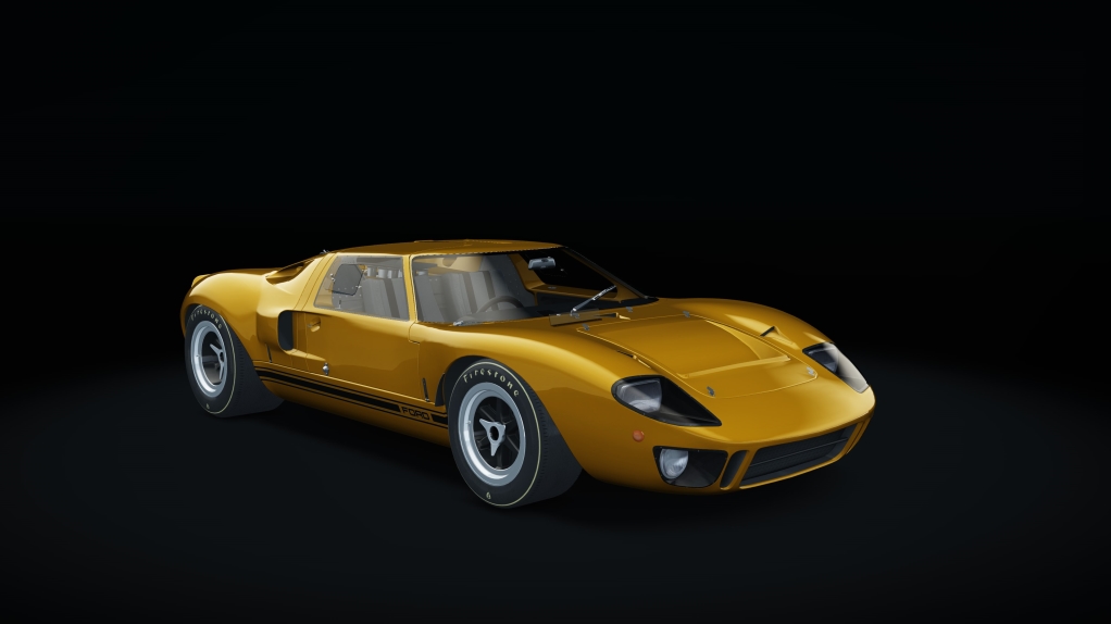 Ford GT40 · orange