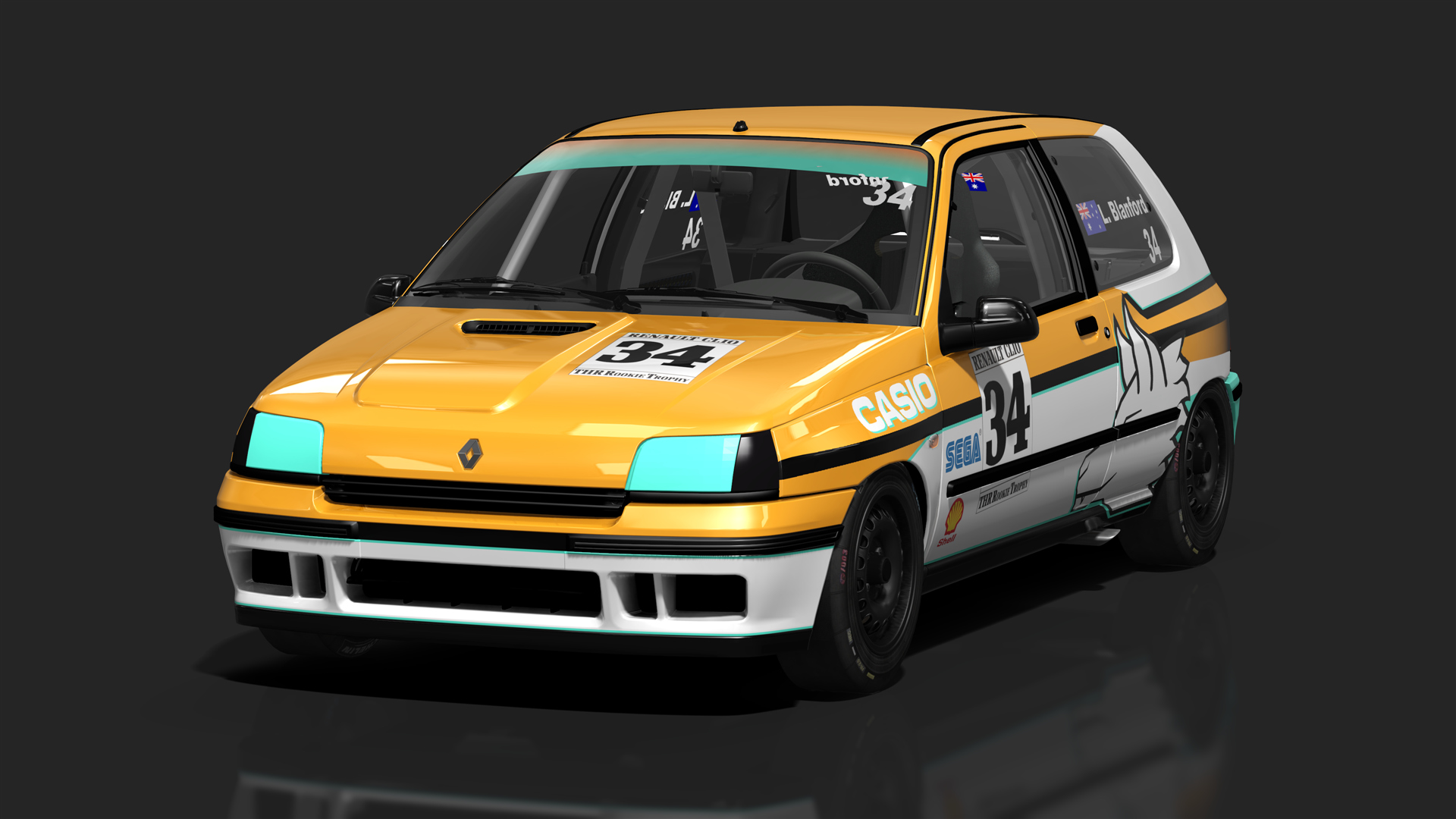 Renault Clio I 16S Cup THR · 34_Casio_BRT