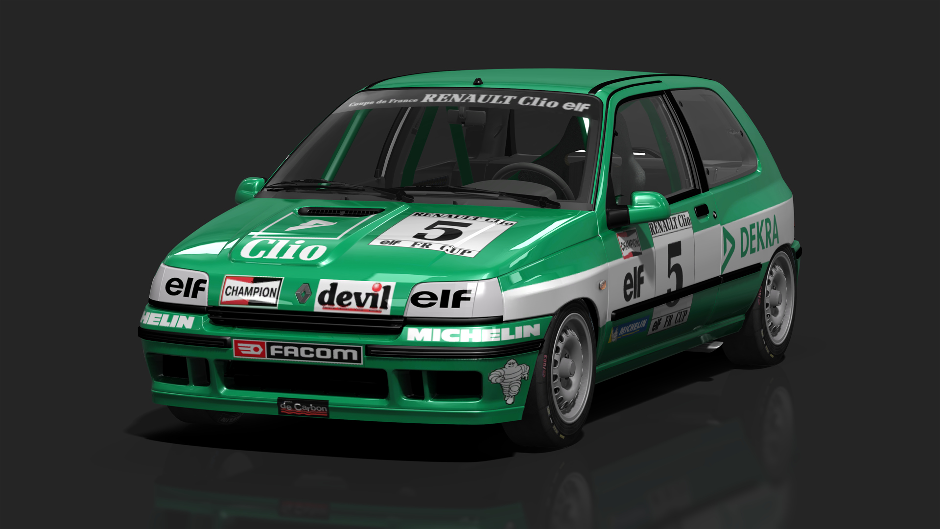 Renault Clio I 16S Cup THR · 5_turquoise