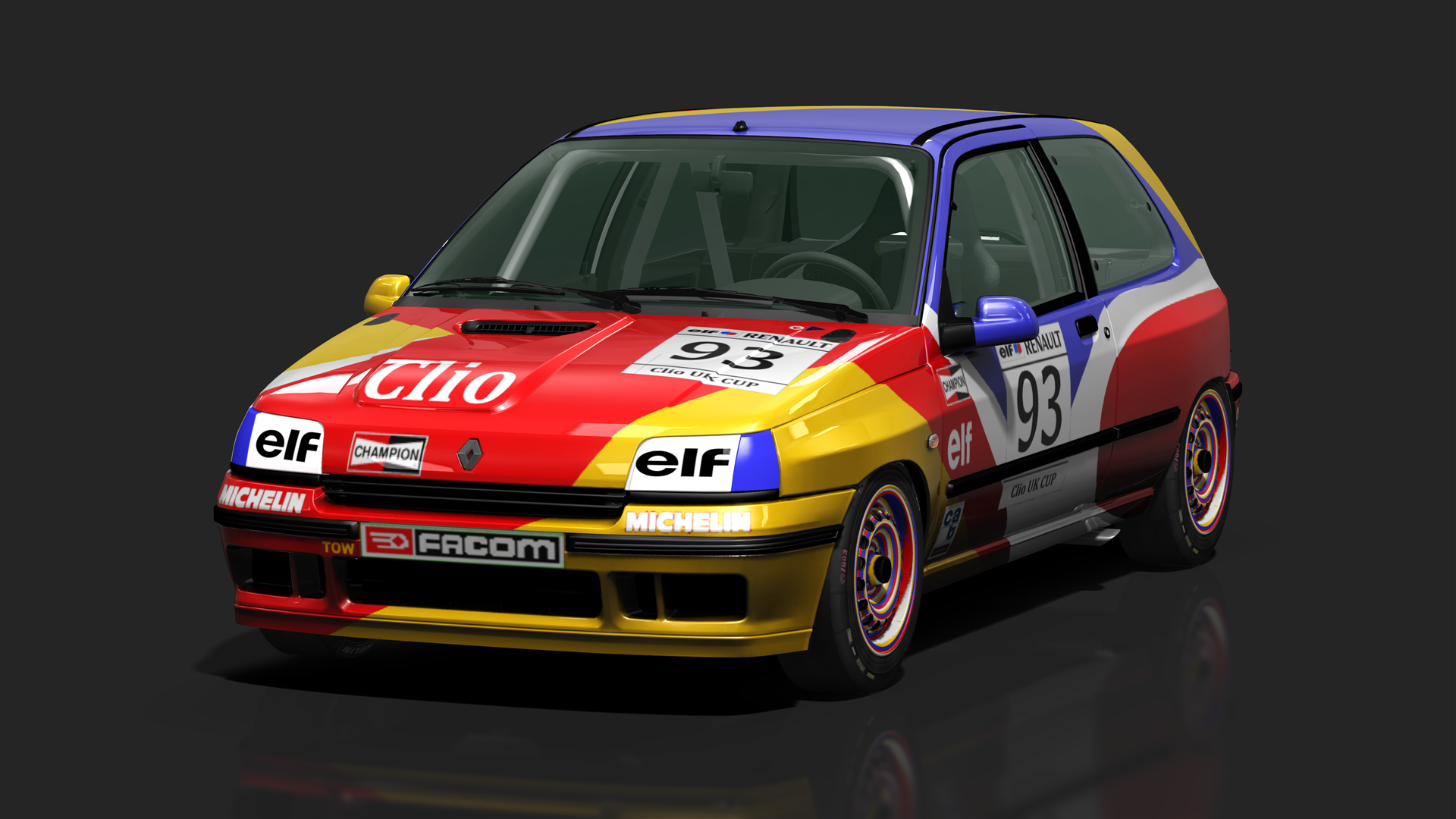 Renault Clio I 16S Cup THR · 93_art_car
