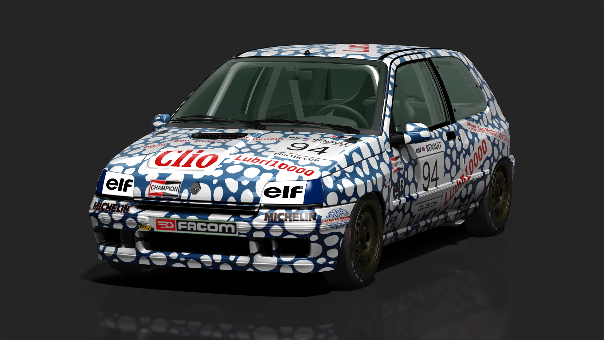 Renault Clio I 16S Cup THR · 94_Lubri1000