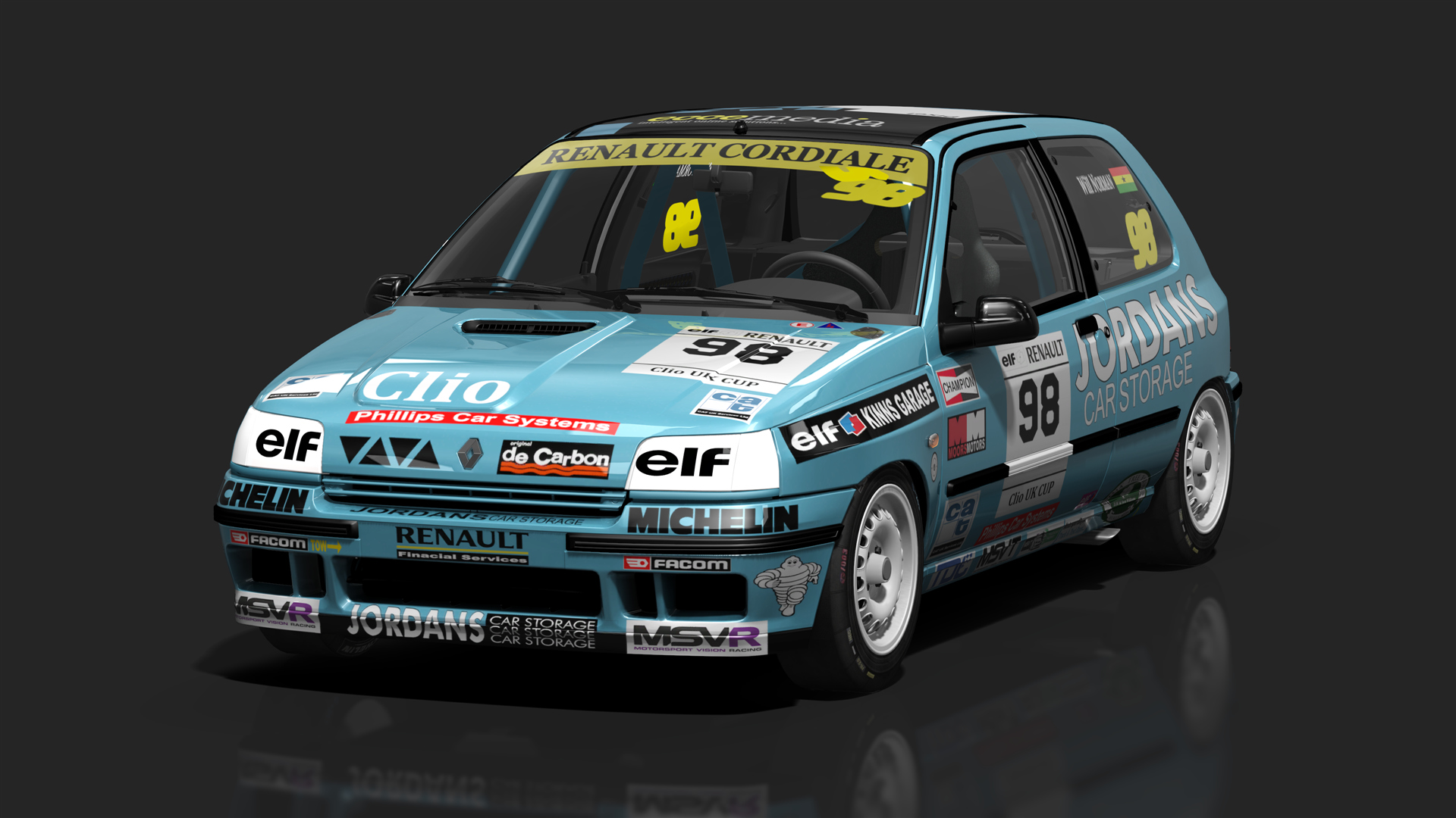 Renault Clio I 16S Cup THR · 98_renault_clio_uk_cup