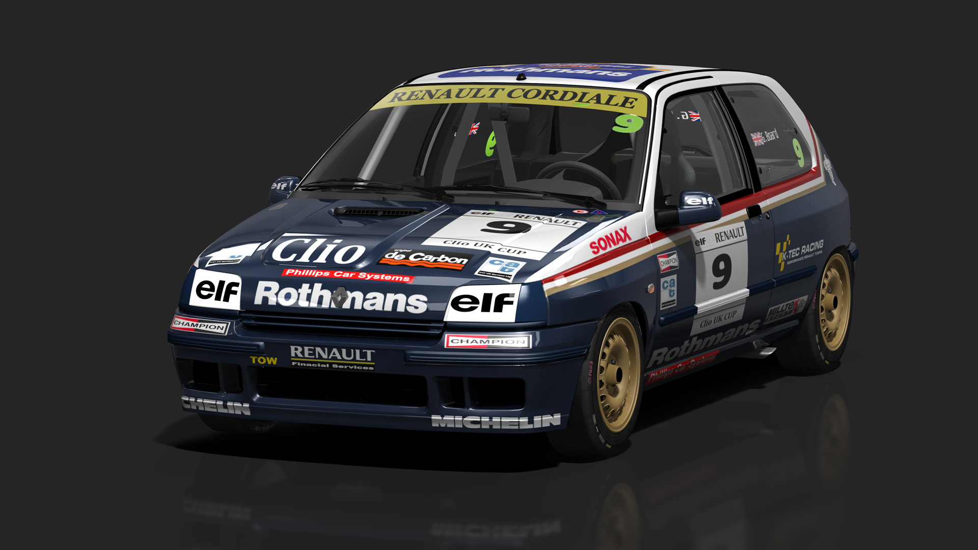 Renault Clio I 16S Cup THR · 9_renault_clio_uk_cup