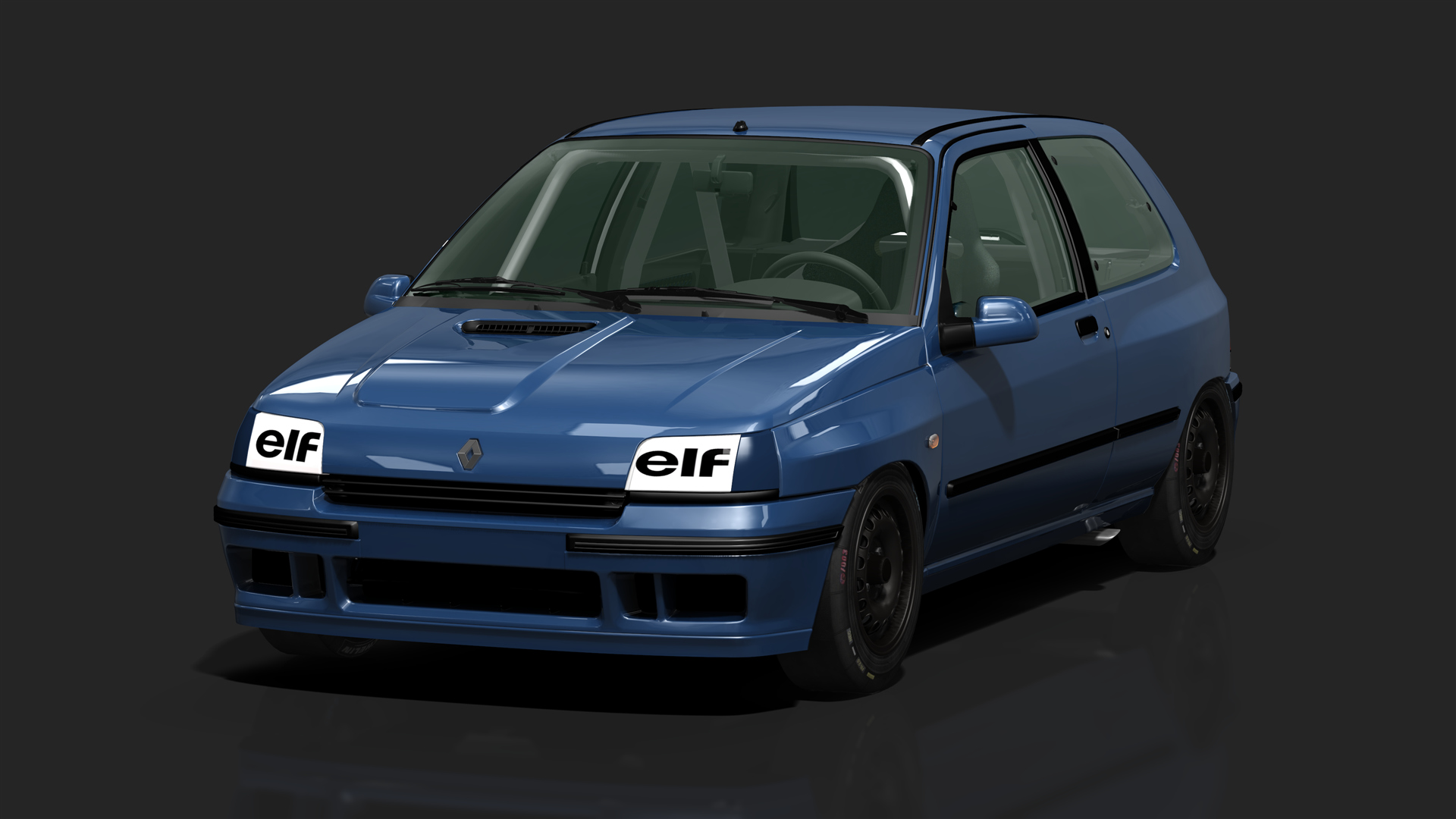 Renault Clio I 16S Cup THR · blu
