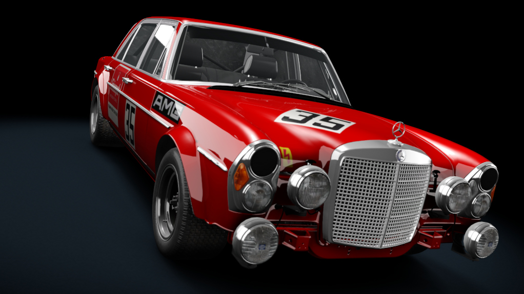 TCL 70s AMG 300 SEL 6.8 'Rote Sau' · 35A