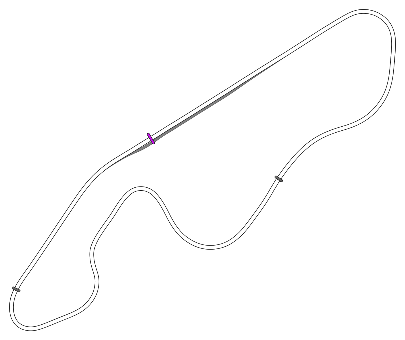 Kyalami 1967 track map